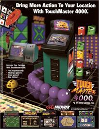 Advert for Touchmaster 4000 on the Arcade.