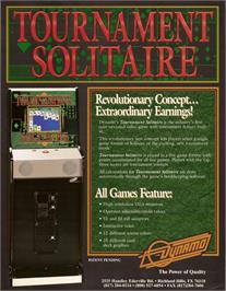 Advert for Tournament Solitaire on the Arcade.