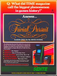 Advert for Trivial Pursuit on the Arcade.