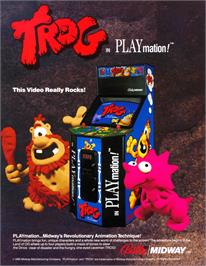 Advert for Trog on the Arcade.