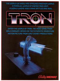 Advert for Tron on the Arcade.