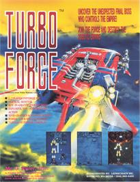 Advert for Turbo Force on the Arcade.