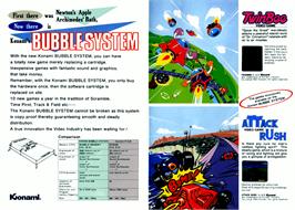 Advert for TwinBee on the Nintendo Famicom Disk System.