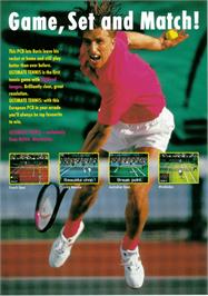 Advert for Ultimate Tennis on the Arcade.
