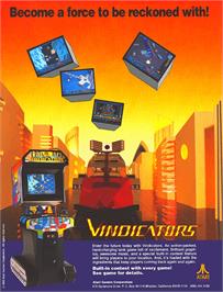 Advert for Vindicators on the Amstrad CPC.