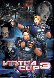 Advert for Virtua Cop 3 on the Arcade.