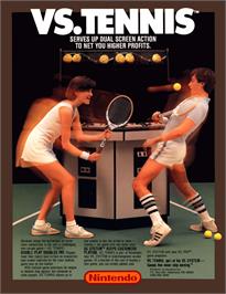 Advert for Vs. Tennis on the Arcade.