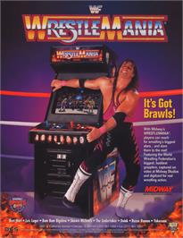 Advert for WWF: Wrestlemania on the Arcade.