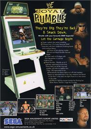 Advert for WWF Royal Rumble on the Arcade.
