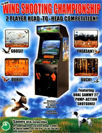 Advert for Wing Shooting Championship V2.00 on the Arcade.
