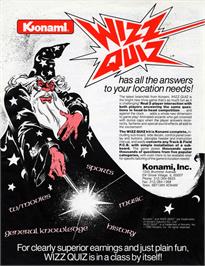 Advert for Wizz Quiz on the Arcade.