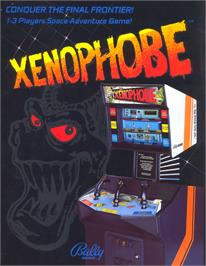 Advert for Xenophobe on the Arcade.