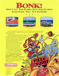 Advert for Yo! Noid on the Arcade.
