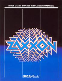 Advert for Zaxxon on the Atari 8-bit.