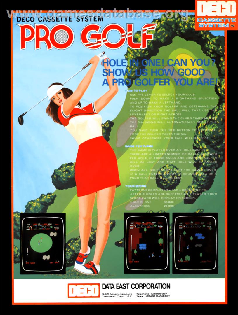 18 Holes Pro Golf - Arcade - Artwork - Advert