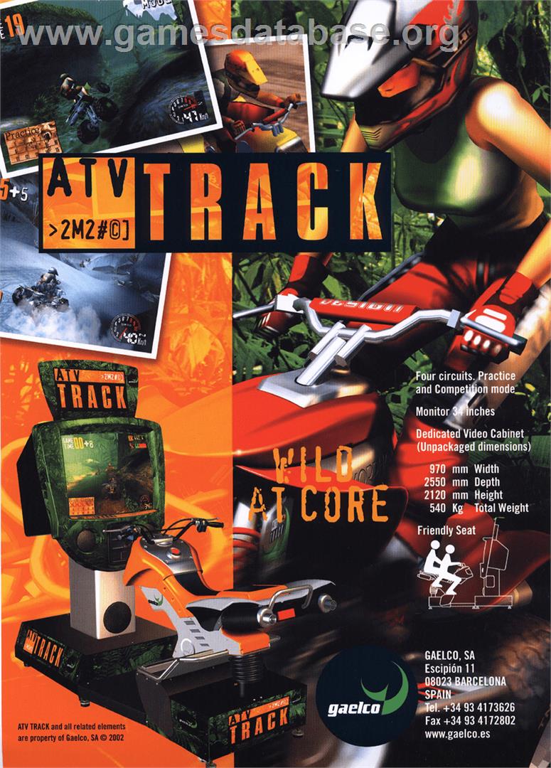 ATV Track - Arcade - Artwork - Advert