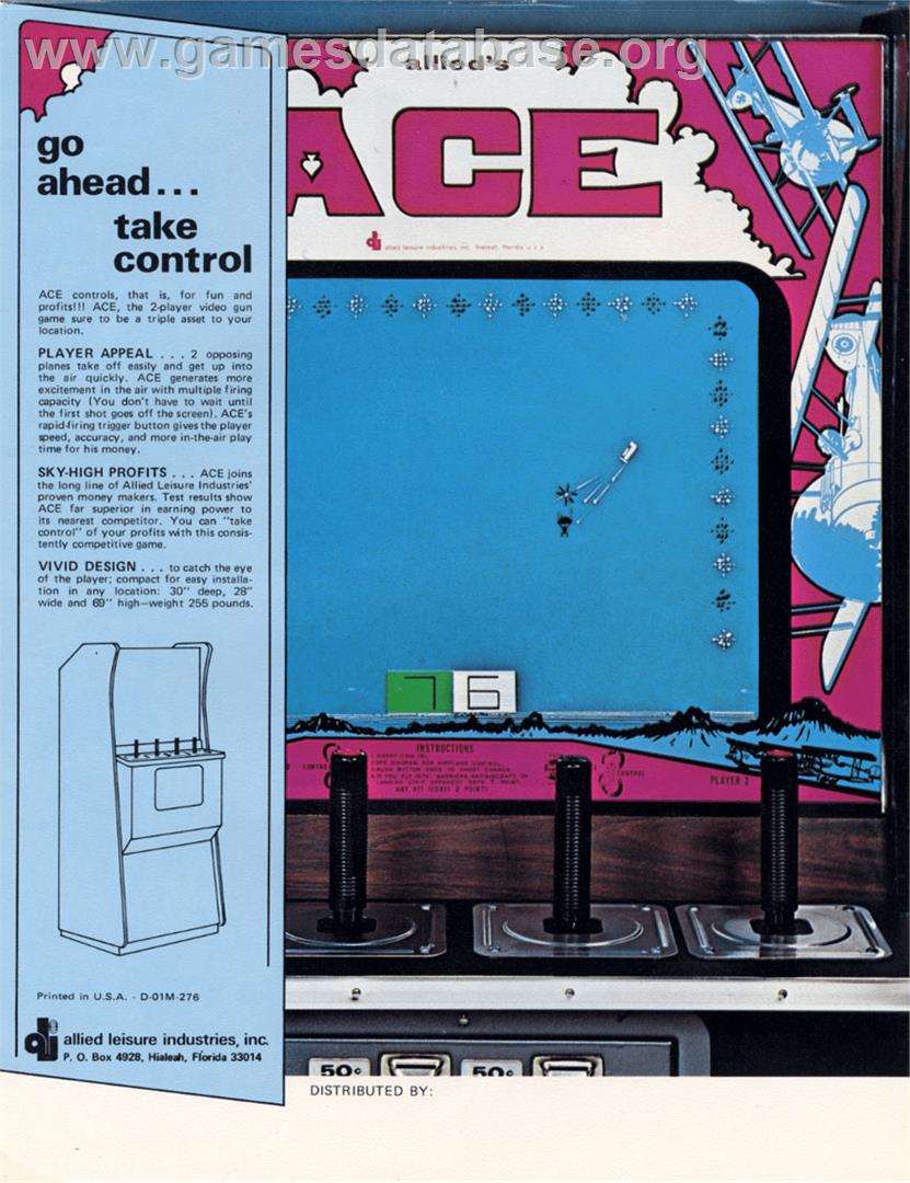 Ace - Arcade - Artwork - Advert