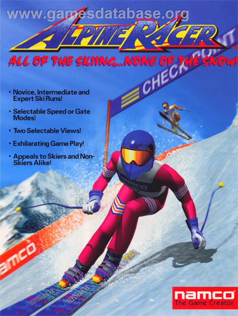 Alpine Racer - Arcade - Artwork - Advert