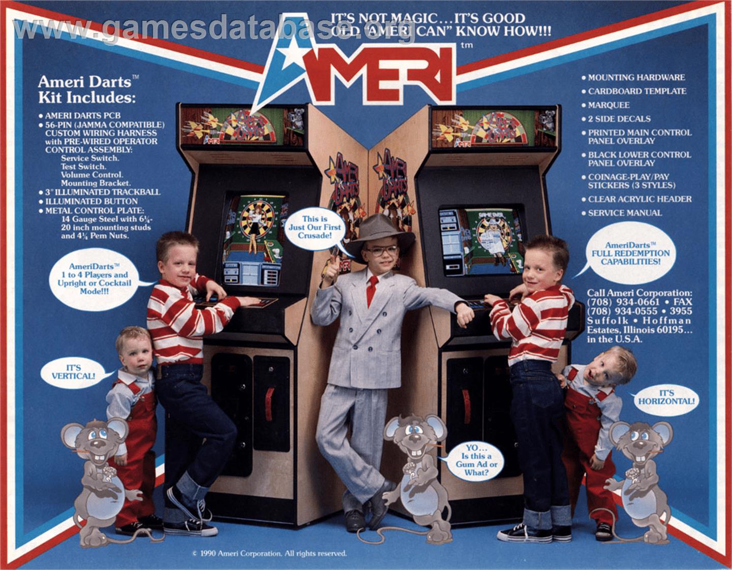 AmeriDarts - Arcade - Artwork - Advert
