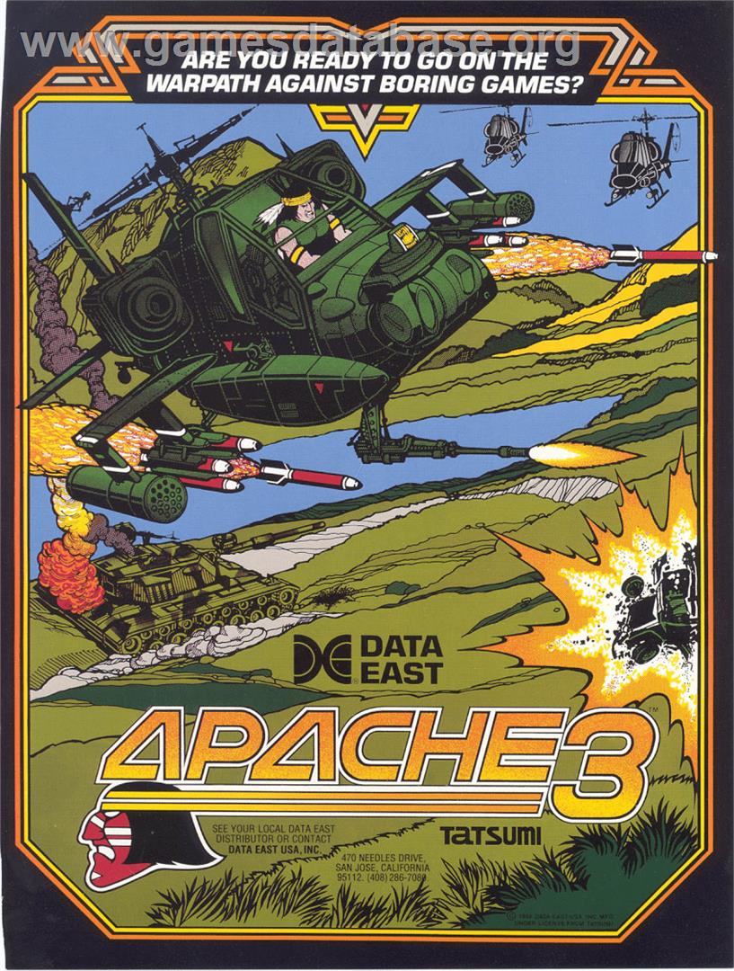 Apache 3 - Arcade - Artwork - Advert