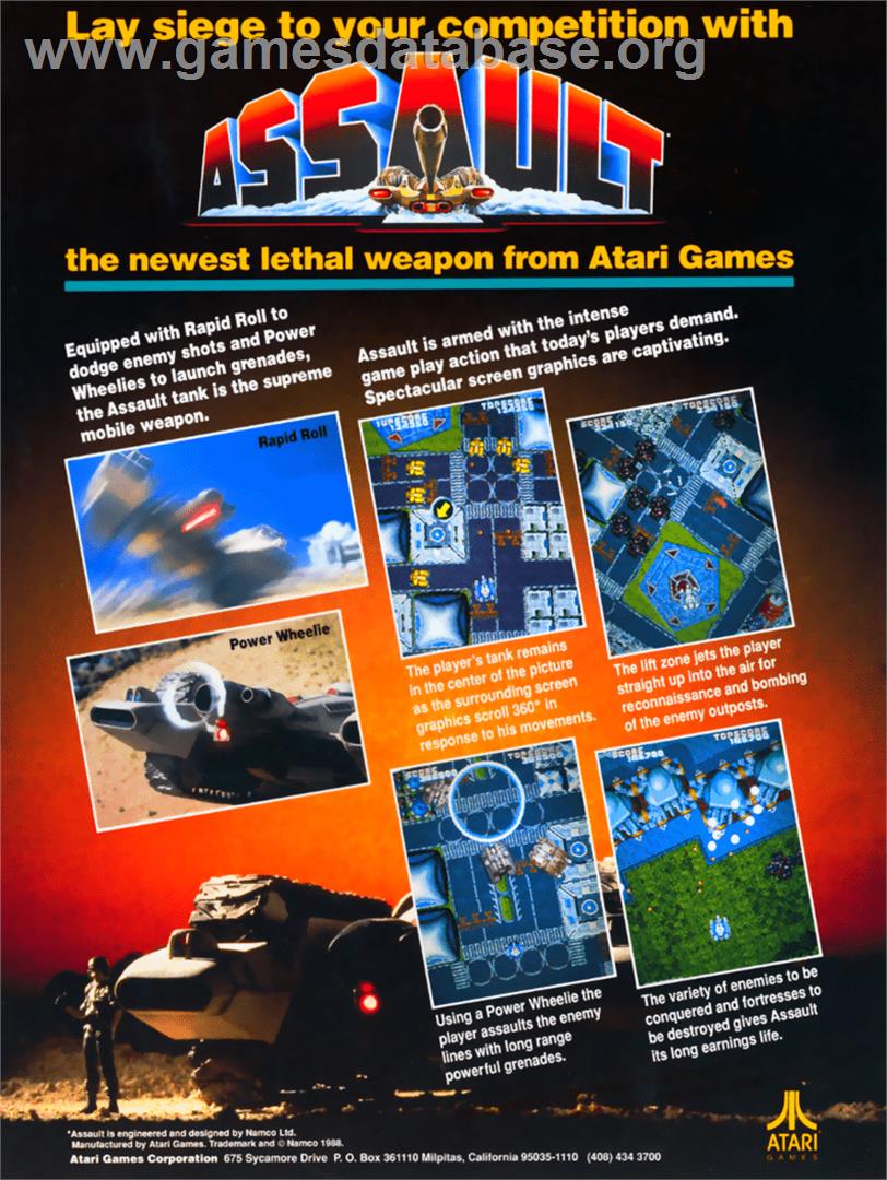 Assault - Atari 2600 - Artwork - Advert