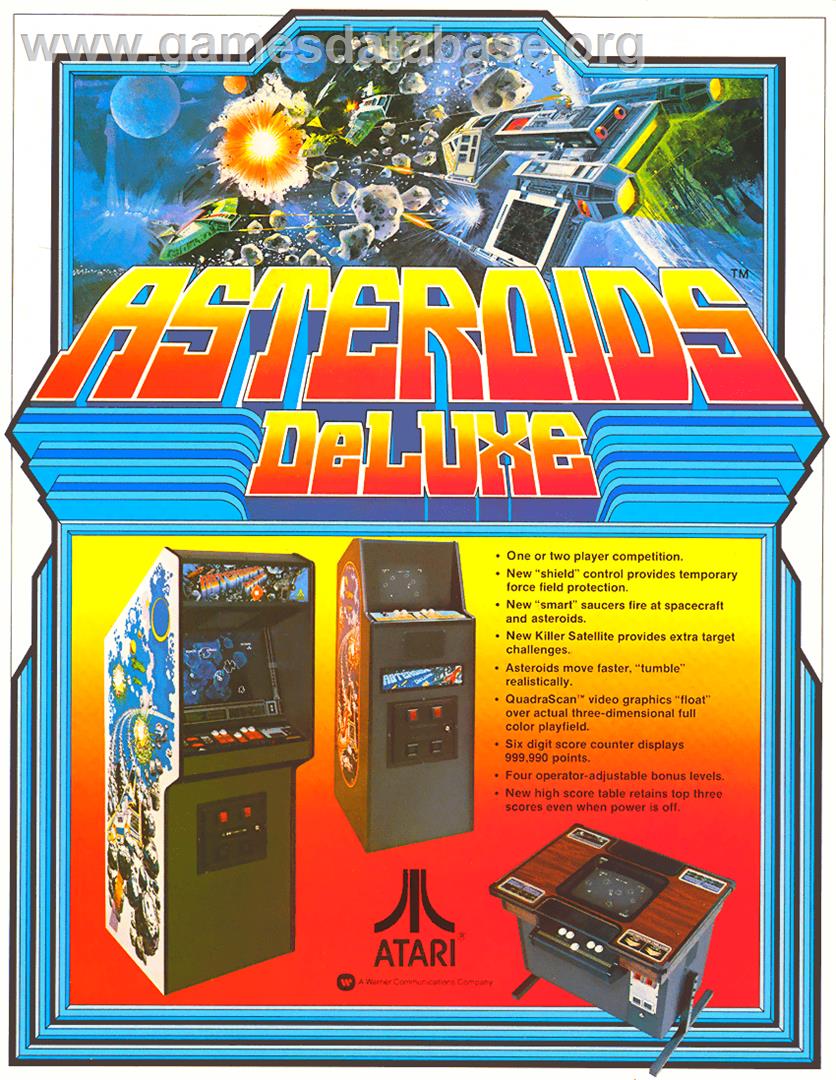 Asteroids Deluxe - Arcade - Artwork - Advert