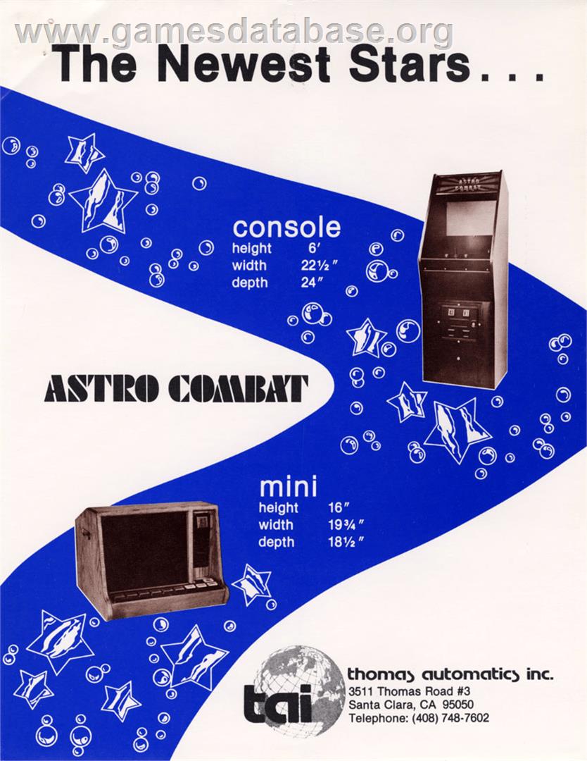 Astro Combat - Arcade - Artwork - Advert