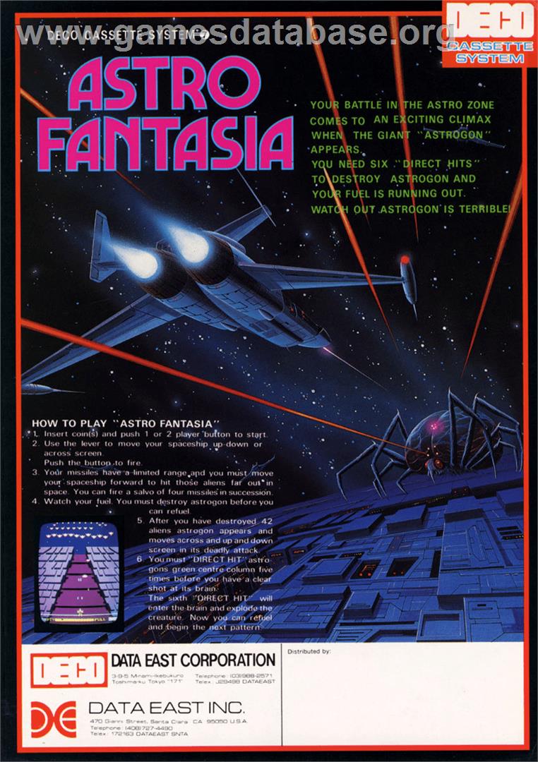 Astro Fantasia - Arcade - Artwork - Advert