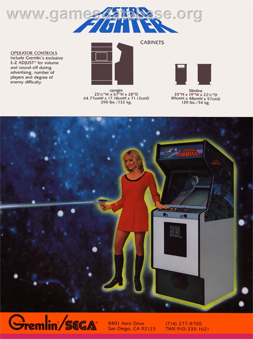 Astro Fire - Arcade - Artwork - Advert