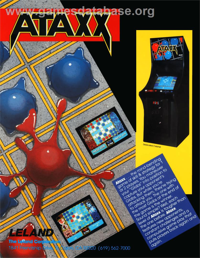 Ataxx - Arcade - Artwork - Advert