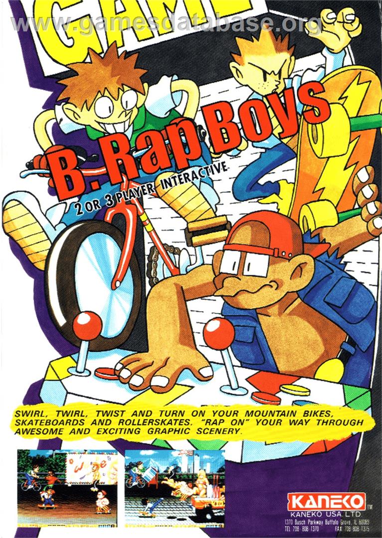 B.Rap Boys - Arcade - Artwork - Advert