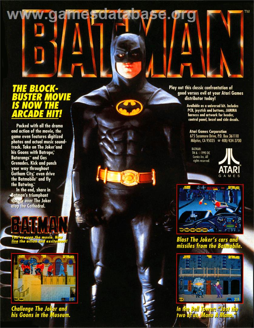 Batman - Amstrad GX4000 - Artwork - Advert