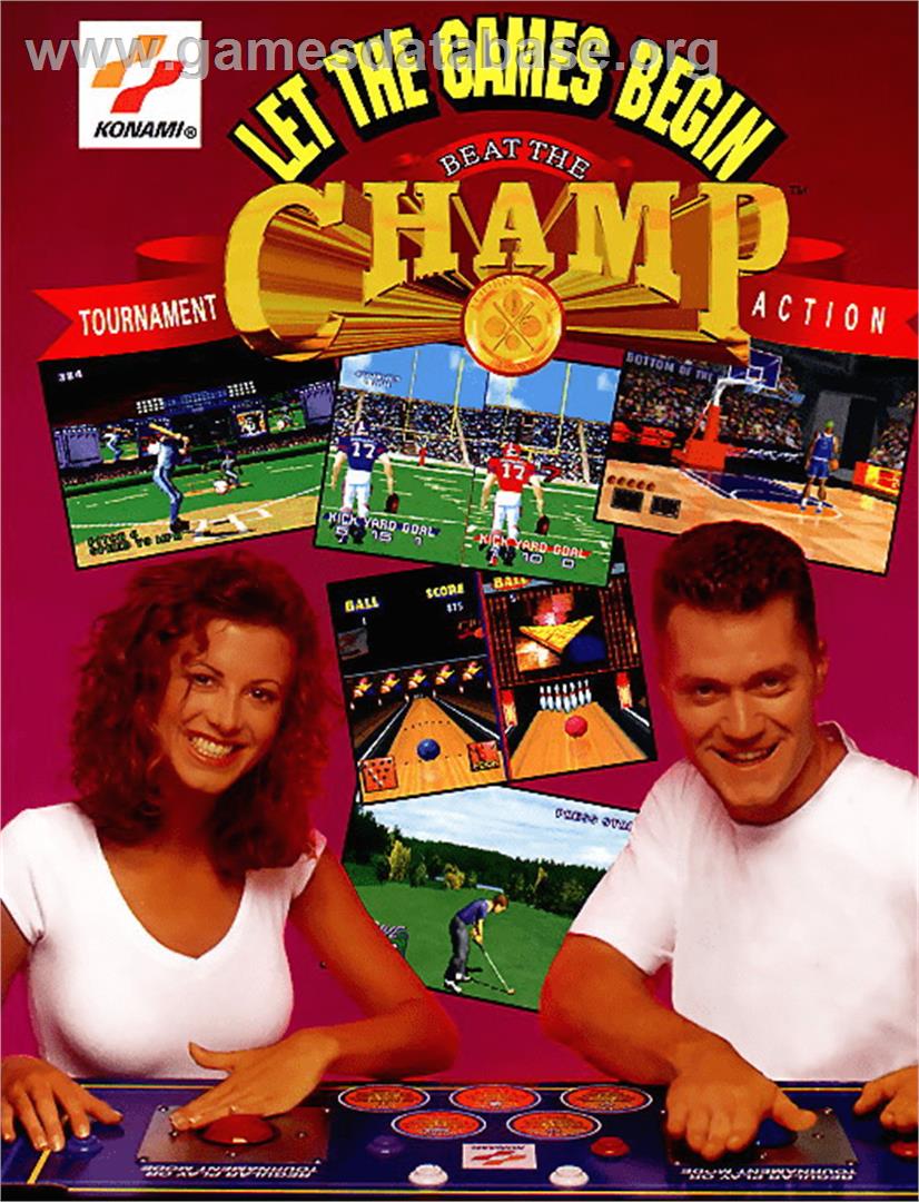Beat the Champ - Arcade - Artwork - Advert