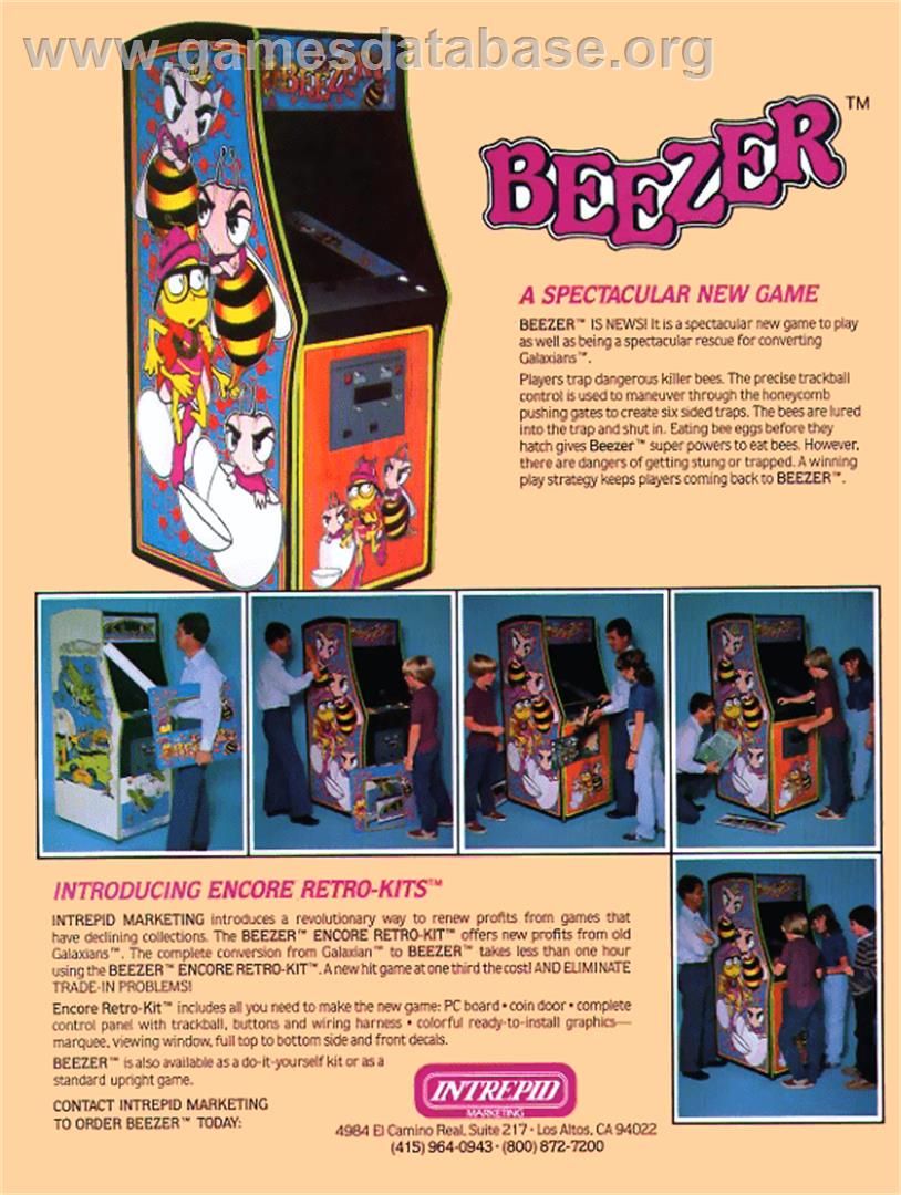 Beezer - Arcade - Artwork - Advert
