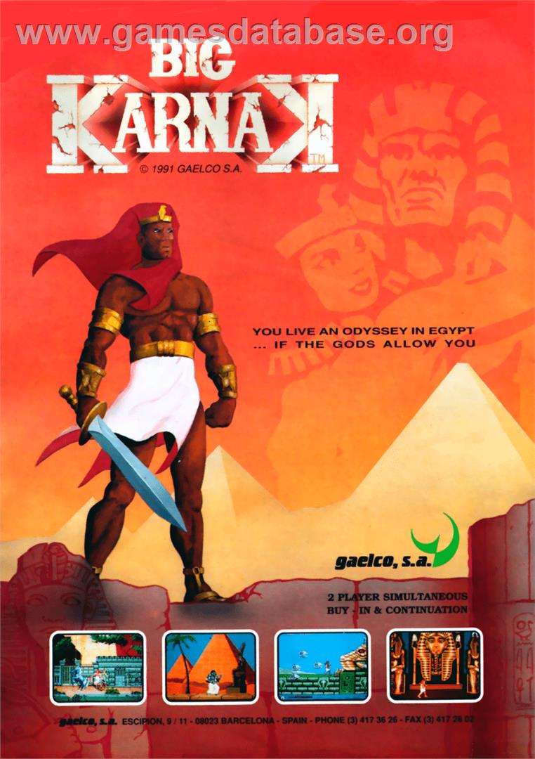 Big Karnak - Arcade - Artwork - Advert