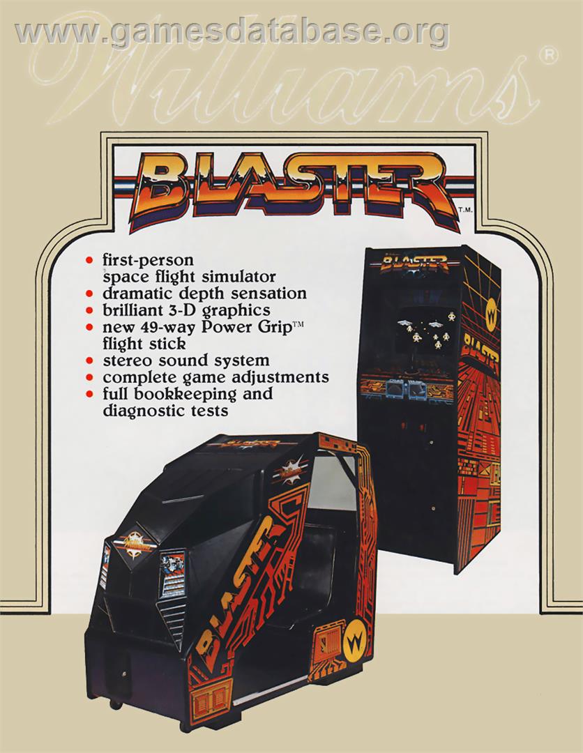 Blaster - Arcade - Artwork - Advert