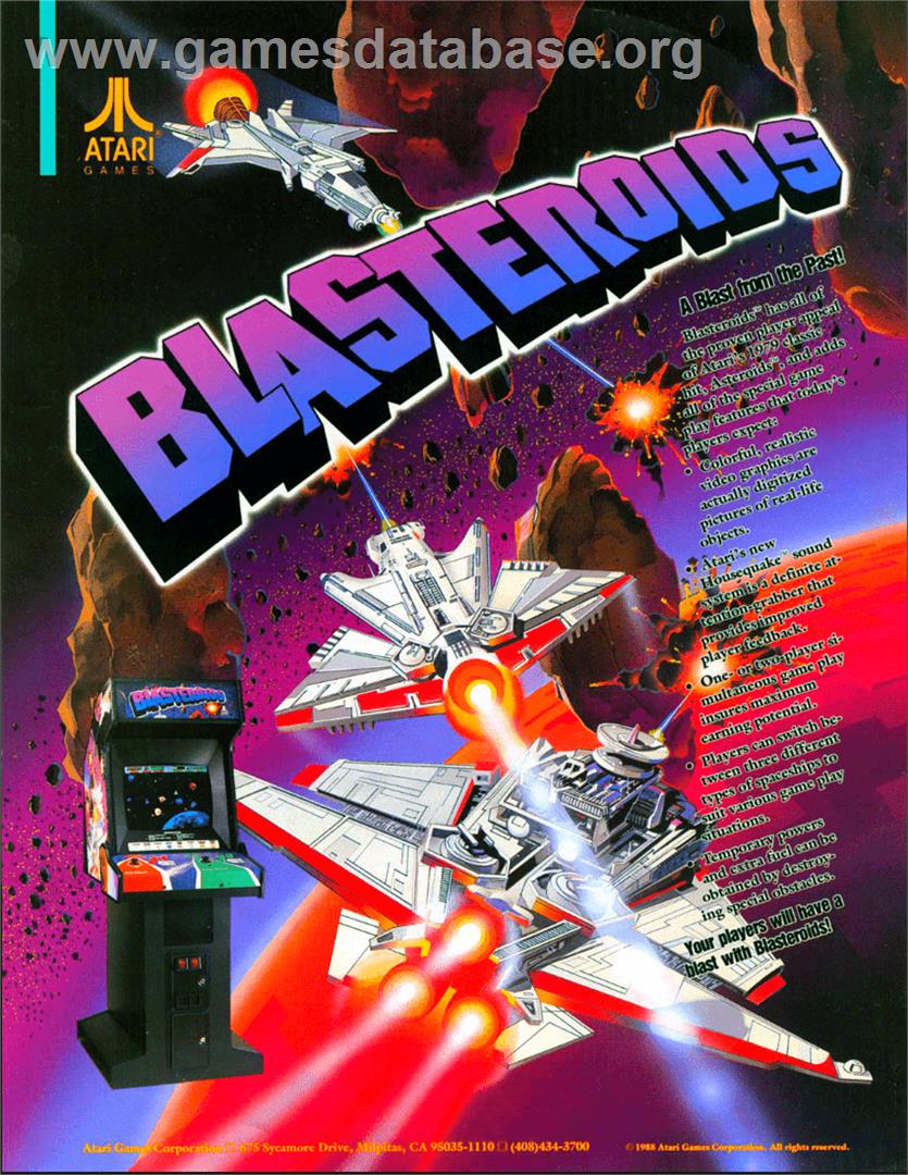 Blasteroids - Arcade - Artwork - Advert
