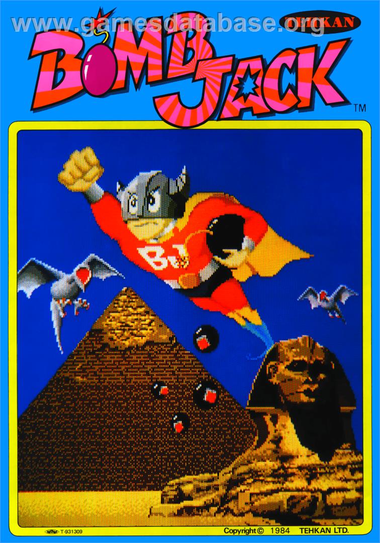 Bomb Jack - Arcade - Artwork - Advert