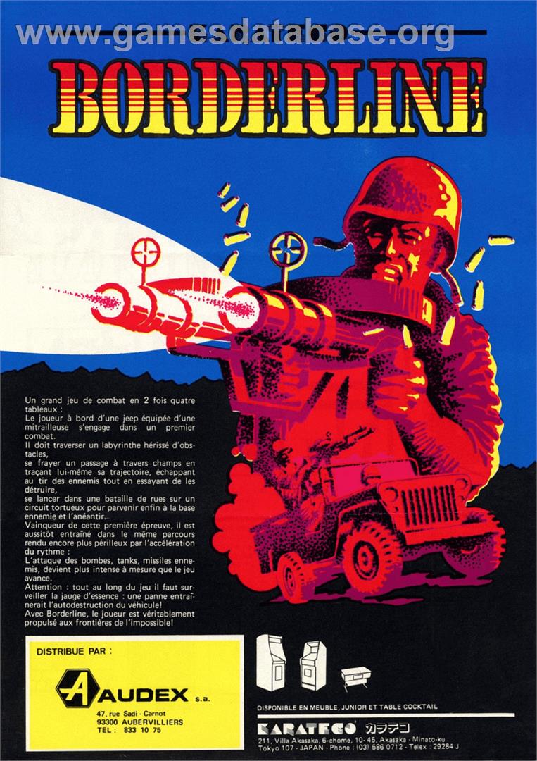 Borderline - Arcade - Artwork - Advert