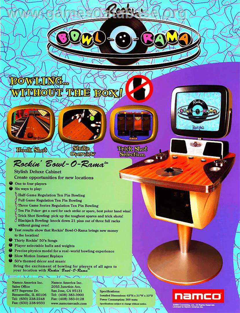 Bowl-O-Rama - Arcade - Artwork - Advert