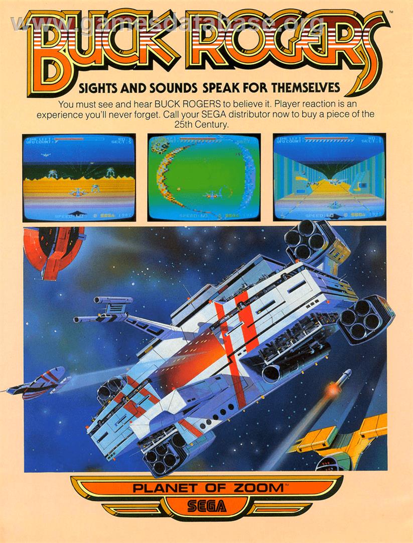 Buck Rogers: Planet of Zoom - Arcade - Artwork - Advert