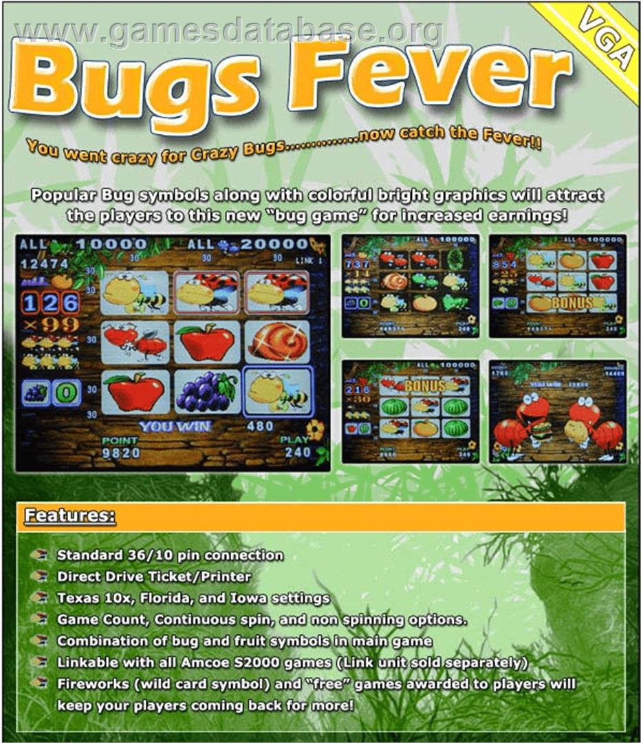 Bugs Fever - Arcade - Artwork - Advert