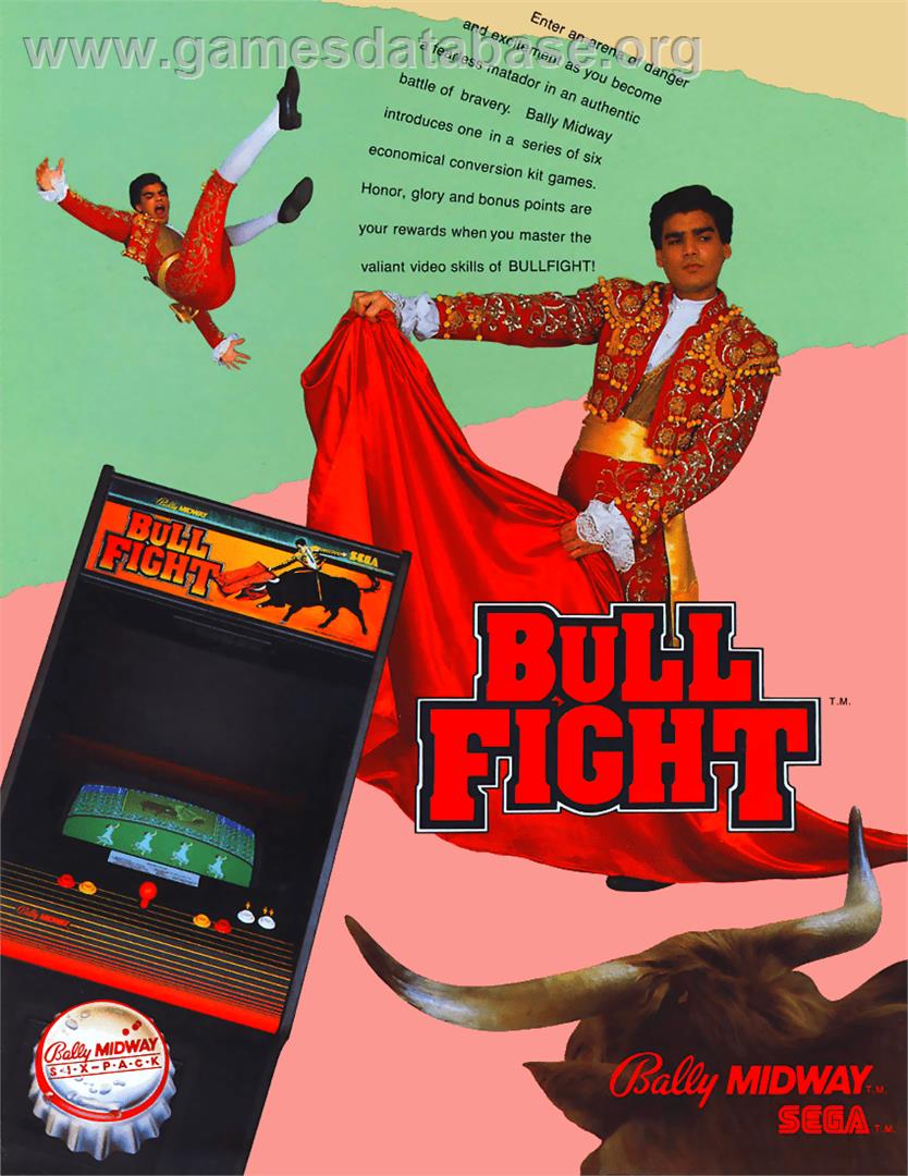 Bullfight - Arcade - Artwork - Advert
