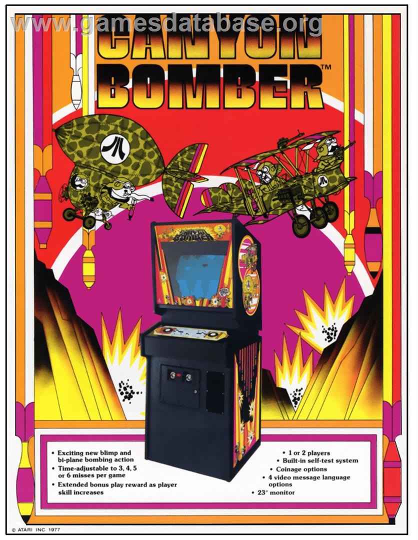 Canyon Bomber - Arcade - Artwork - Advert