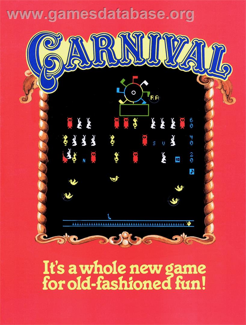 Carnival - Mattel Intellivision - Artwork - Advert