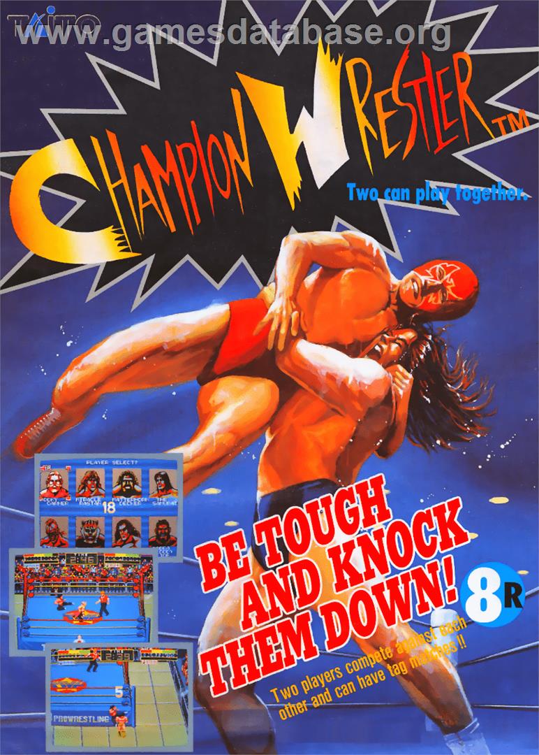 Champion Wrestler - Arcade - Artwork - Advert