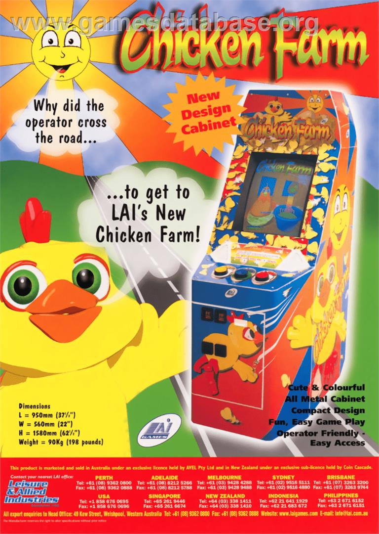 Chicken Farm - Arcade - Artwork - Advert