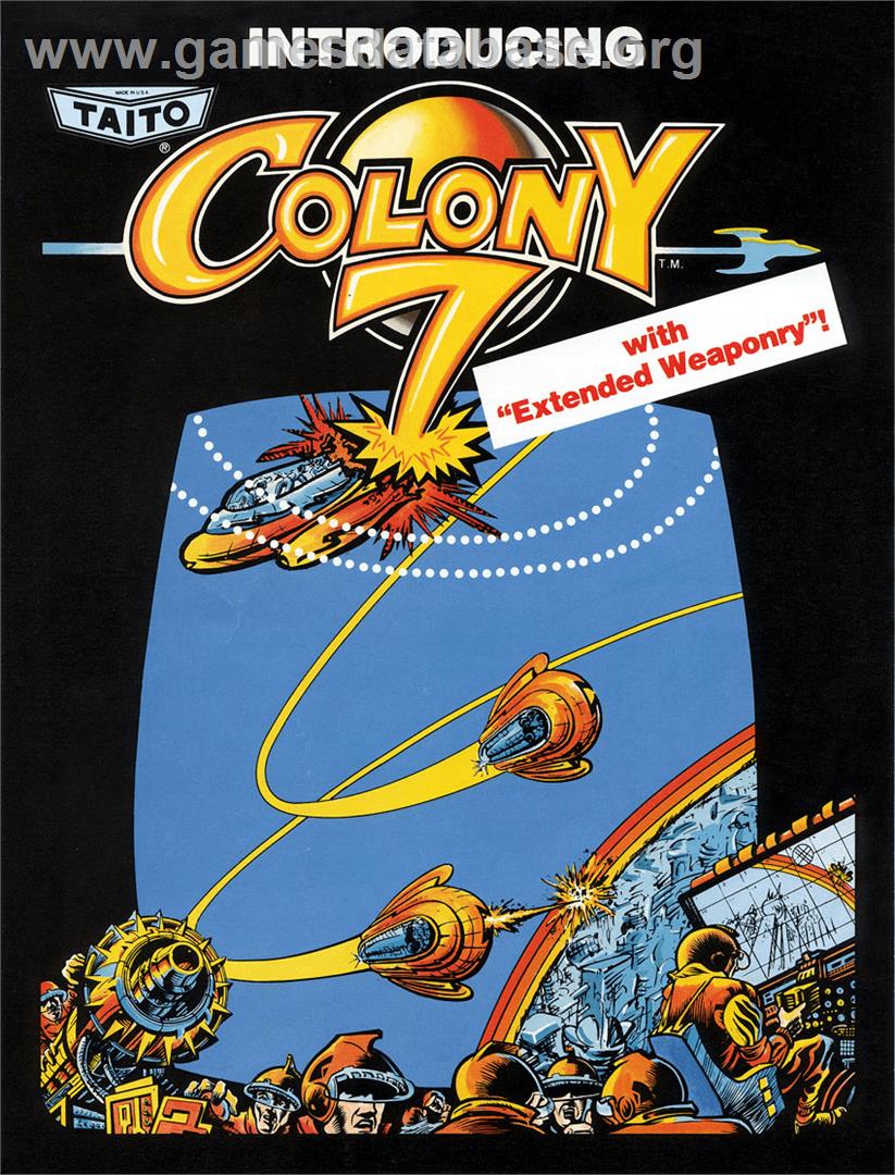 Colony 7 - Arcade - Artwork - Advert