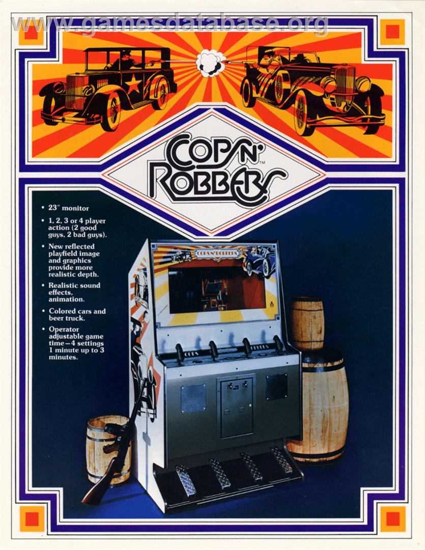Cops'n Robbers - Arcade - Artwork - Advert