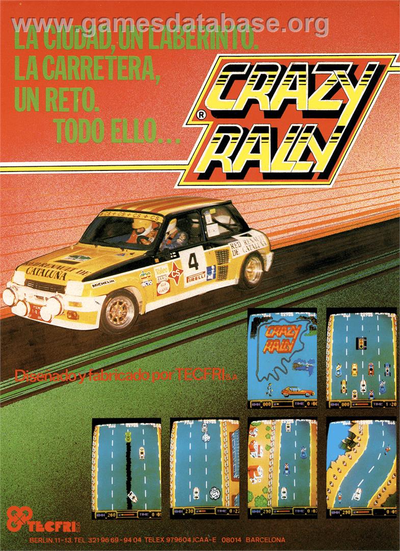 Crazy Rally - Arcade - Artwork - Advert